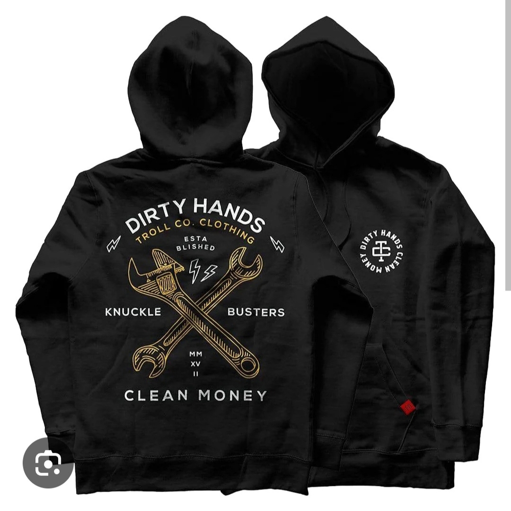 Dirty Hands Black Hoodie